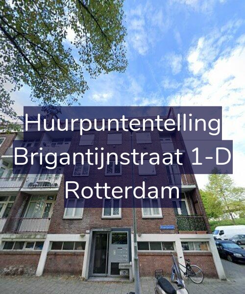 Foto gevel Huurpuntentelling voor Brigantijnstraat 1-D, Rotterdam