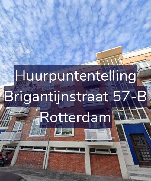 Foto gevel Huurpuntentelling voor Brigantijnstraat 57-B, Rotterdam