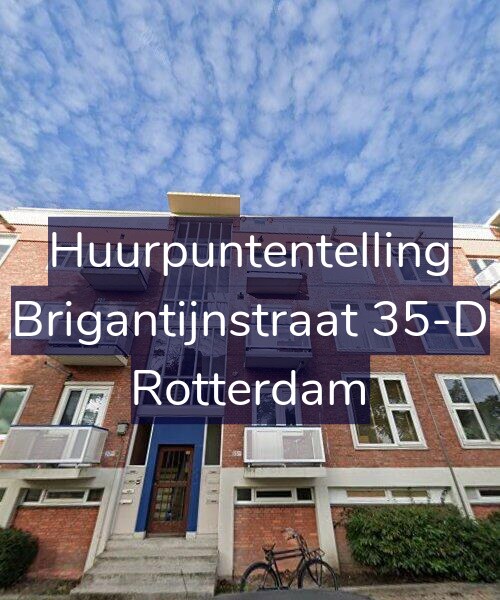 Foto gevel Huurpuntentelling voor Brigantijnstraat 35-D, Rotterdam