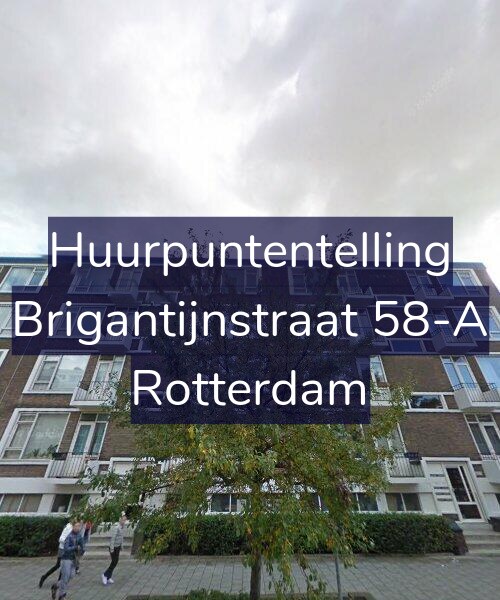 Foto gevel Huurpuntentelling voor Brigantijnstraat 58-A, Rotterdam