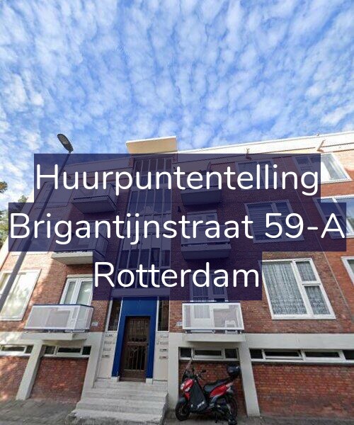 Foto gevel Huurpuntentelling voor Brigantijnstraat 59-A, Rotterdam