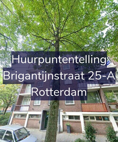 Foto gevel Huurpuntentelling voor Brigantijnstraat 25-A, Rotterdam