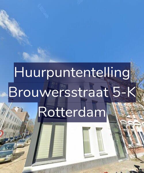 Foto gevel Huurpuntentelling voor Brouwersstraat 5-K, Rotterdam