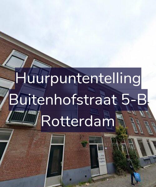 Foto gevel Huurpuntentelling voor Buitenhofstraat 5-B, Rotterdam