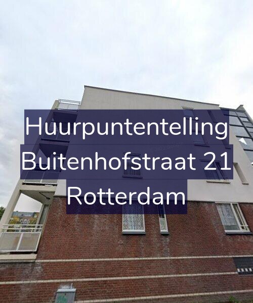 Foto gevel Huurpuntentelling voor Buitenhofstraat 21, Rotterdam