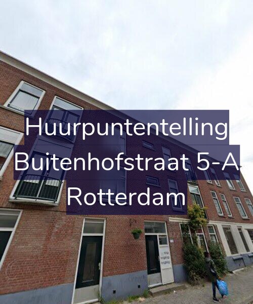 Foto gevel Huurpuntentelling voor Buitenhofstraat 5-A, Rotterdam