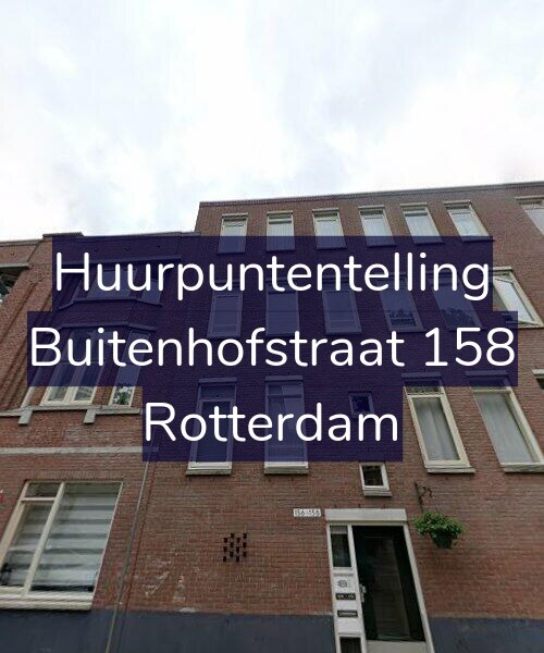 Foto gevel Huurpuntentelling voor Buitenhofstraat 158, Rotterdam