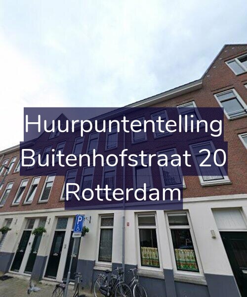 Foto gevel Huurpuntentelling voor Buitenhofstraat 20, Rotterdam