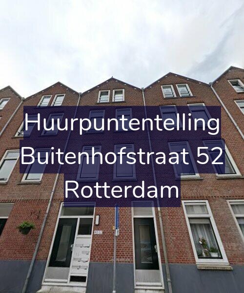 Foto gevel Huurpuntentelling voor Buitenhofstraat 52, Rotterdam