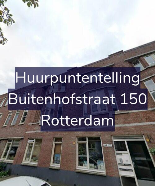 Foto gevel Huurpuntentelling voor Buitenhofstraat 150, Rotterdam