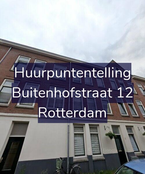 Foto gevel Huurpuntentelling voor Buitenhofstraat 12, Rotterdam