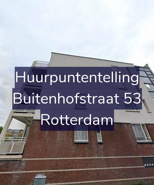 Foto gevel Huurpuntentelling voor Buitenhofstraat 53, Rotterdam