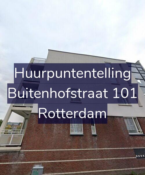 Foto gevel Huurpuntentelling voor Buitenhofstraat 101, Rotterdam