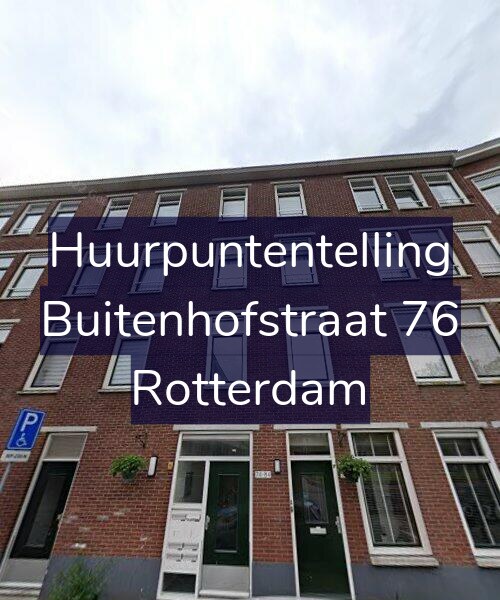 Foto gevel Huurpuntentelling voor Buitenhofstraat 76, Rotterdam