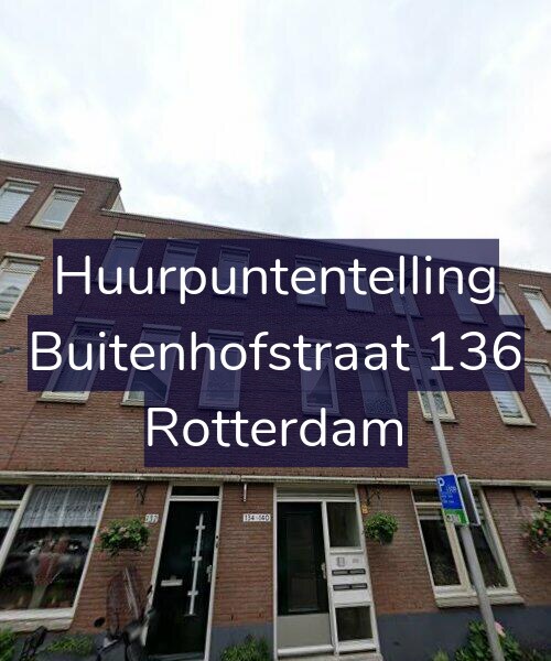 Foto gevel Huurpuntentelling voor Buitenhofstraat 136, Rotterdam