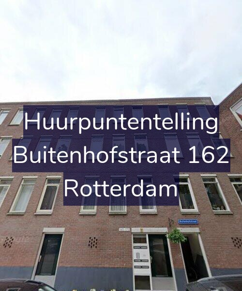 Foto gevel Huurpuntentelling voor Buitenhofstraat 162, Rotterdam