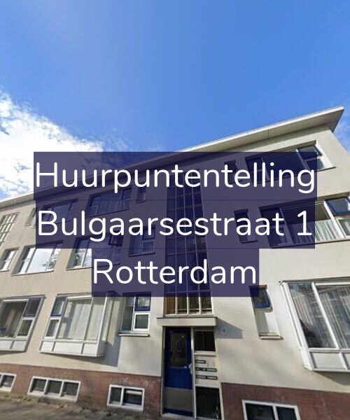Foto gevel Huurpuntentelling voor Bulgaarsestraat 1, Rotterdam