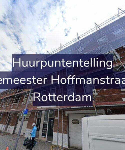 Foto gevel Huurpuntentelling voor Burgemeester Hoffmanstraat 6-B, Rotterdam