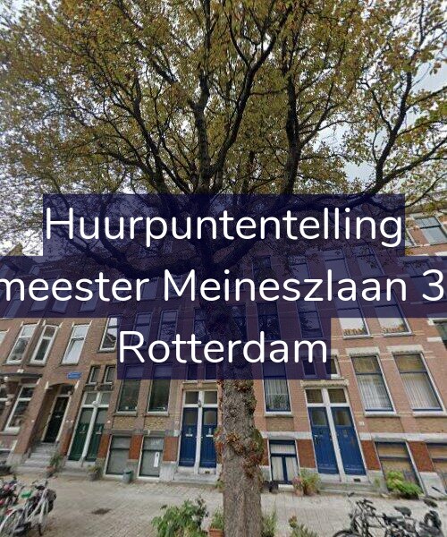 Foto gevel Huurpuntentelling voor Burgemeester Meineszlaan 38-A01, Rotterdam