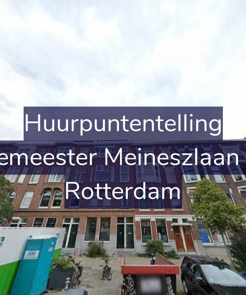 Foto gevel Huurpuntentelling voor Burgemeester Meineszlaan 61-A, Rotterdam