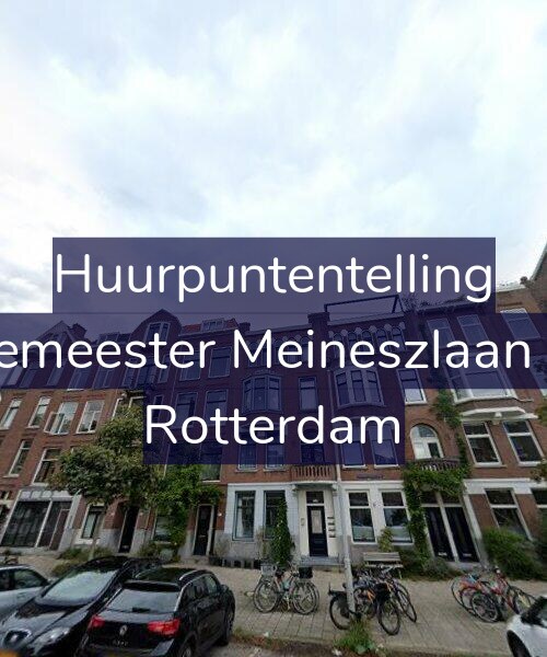 Foto gevel Huurpuntentelling voor Burgemeester Meineszlaan 89-A, Rotterdam