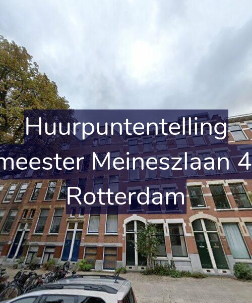 Foto gevel Huurpuntentelling voor Burgemeester Meineszlaan 40-A01, Rotterdam