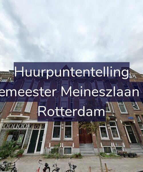 Foto gevel Huurpuntentelling voor Burgemeester Meineszlaan 32-B, Rotterdam
