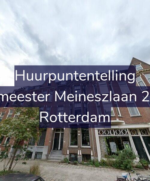 Foto gevel Huurpuntentelling voor Burgemeester Meineszlaan 28-A01, Rotterdam