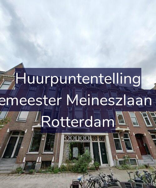 Foto gevel Huurpuntentelling voor Burgemeester Meineszlaan 30-B, Rotterdam