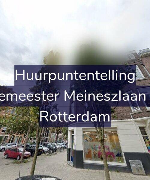 Foto gevel Huurpuntentelling voor Burgemeester Meineszlaan 37-C, Rotterdam