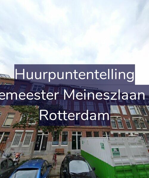 Foto gevel Huurpuntentelling voor Burgemeester Meineszlaan 63-B, Rotterdam