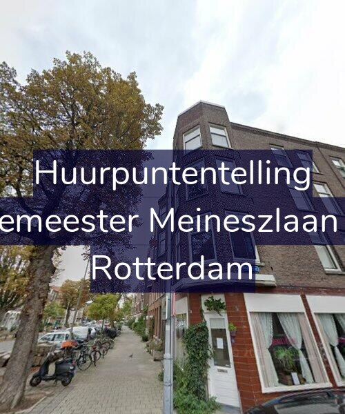 Foto gevel Huurpuntentelling voor Burgemeester Meineszlaan 99-E, Rotterdam