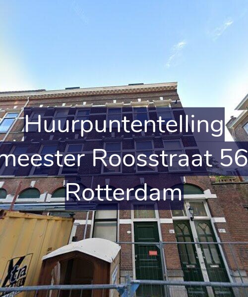 Foto gevel Huurpuntentelling voor Burgemeester Roosstraat 56-C02L, Rotterdam