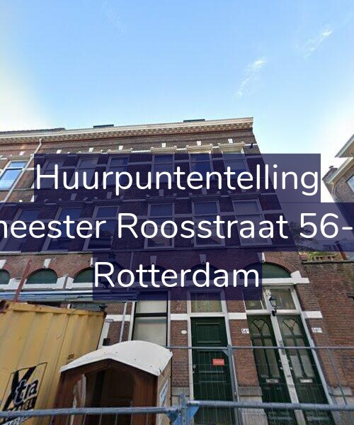 Foto gevel Huurpuntentelling voor Burgemeester Roosstraat 56-C02AR, Rotterdam