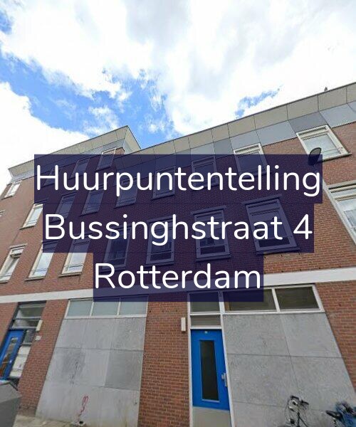 Foto gevel Huurpuntentelling voor Bussinghstraat 4, Rotterdam