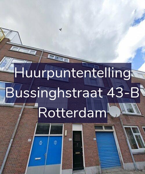 Foto gevel Huurpuntentelling voor Bussinghstraat 43-B, Rotterdam