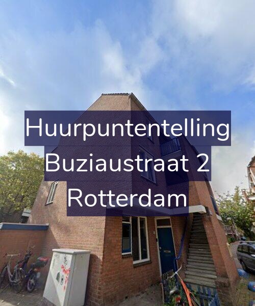 Foto gevel Huurpuntentelling voor Buziaustraat 2, Rotterdam