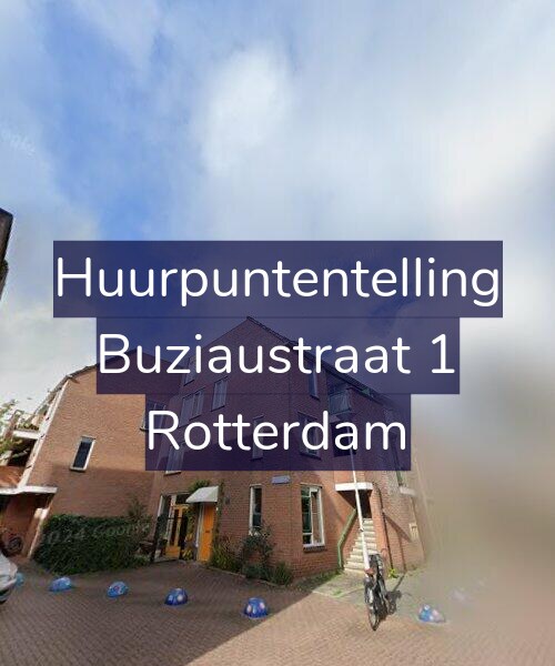 Foto gevel Huurpuntentelling voor Buziaustraat 1, Rotterdam