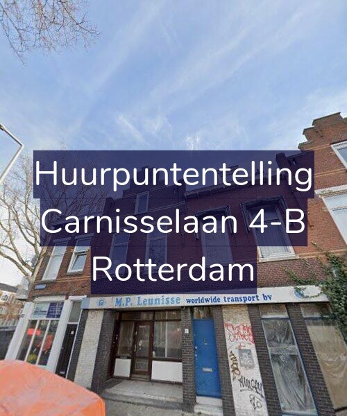 Foto gevel Huurpuntentelling voor Carnisselaan 4-B, Rotterdam