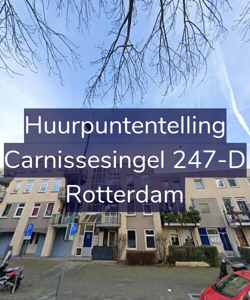 Foto gevel Huurpuntentelling voor Carnissesingel 247-D, Rotterdam