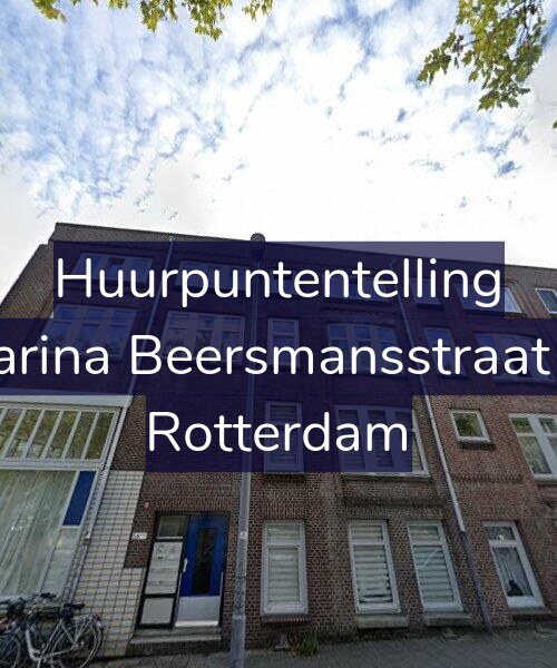 Foto gevel Huurpuntentelling voor Catharina Beersmansstraat 56-E, Rotterdam