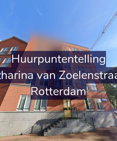 Foto gevel Huurpuntentelling voor Catharina van Zoelenstraat 1, Rotterdam