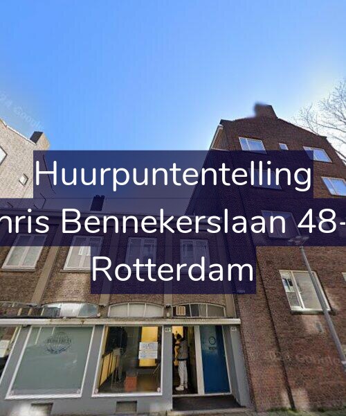 Foto gevel Huurpuntentelling voor Chris Bennekerslaan 48-B, Rotterdam
