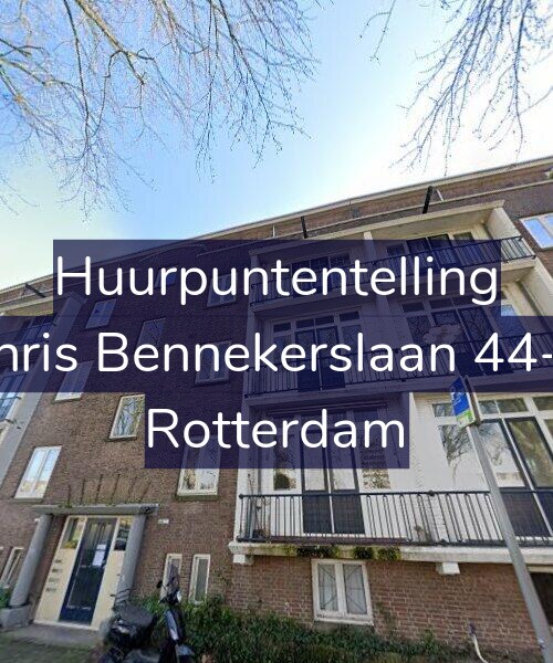 Foto gevel Huurpuntentelling voor Chris Bennekerslaan 44-A, Rotterdam
