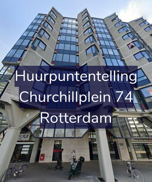 Foto gevel Huurpuntentelling voor Churchillplein 74, Rotterdam