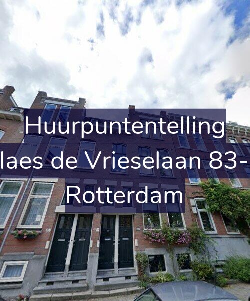 Foto gevel Huurpuntentelling voor Claes de Vrieselaan 83-A, Rotterdam