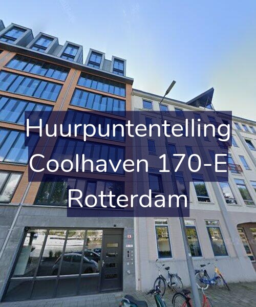 Foto gevel Huurpuntentelling voor Coolhaven 170-E, Rotterdam