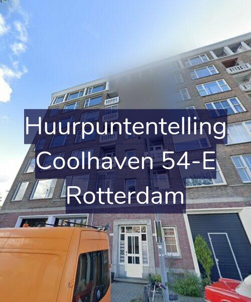 Foto gevel Huurpuntentelling voor Coolhaven 54-E, Rotterdam