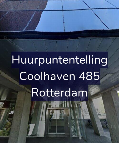 Foto gevel Huurpuntentelling voor Coolhaven 485, Rotterdam