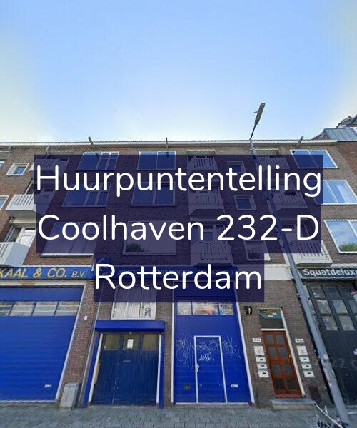 Foto gevel Huurpuntentelling voor Coolhaven 232-D, Rotterdam